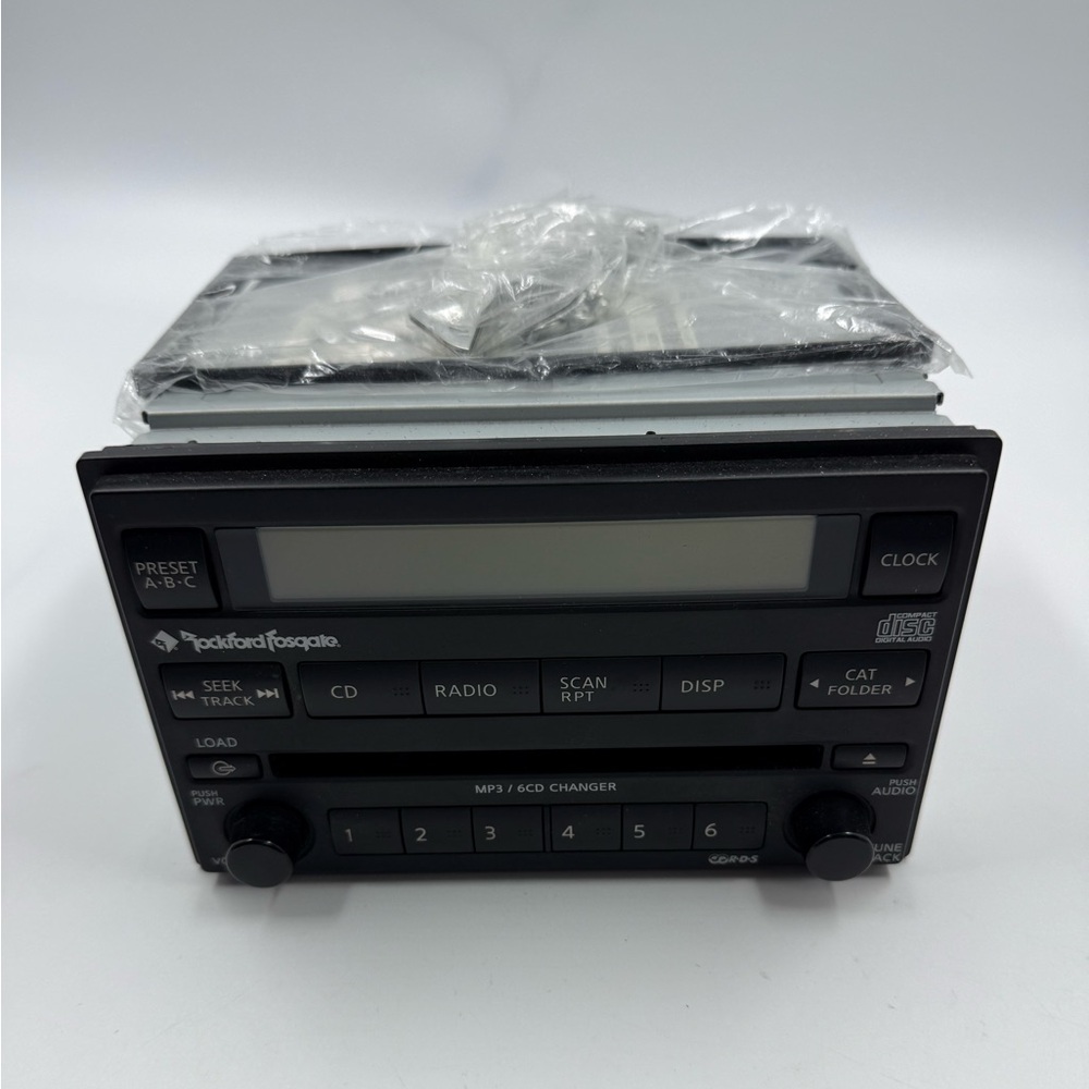 Rockford Fosgate Radio Receiver Am Fm Stereo 6 Disc Cd Player 05-07 Xterra